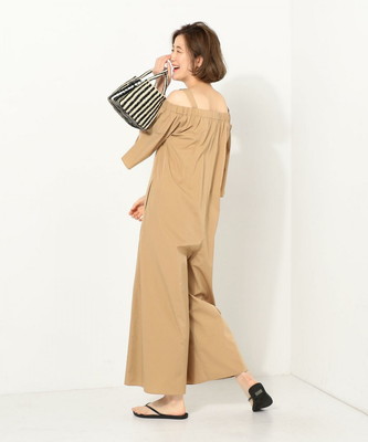 オフショル ロンパース